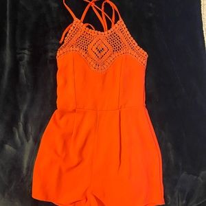 Open back Romper